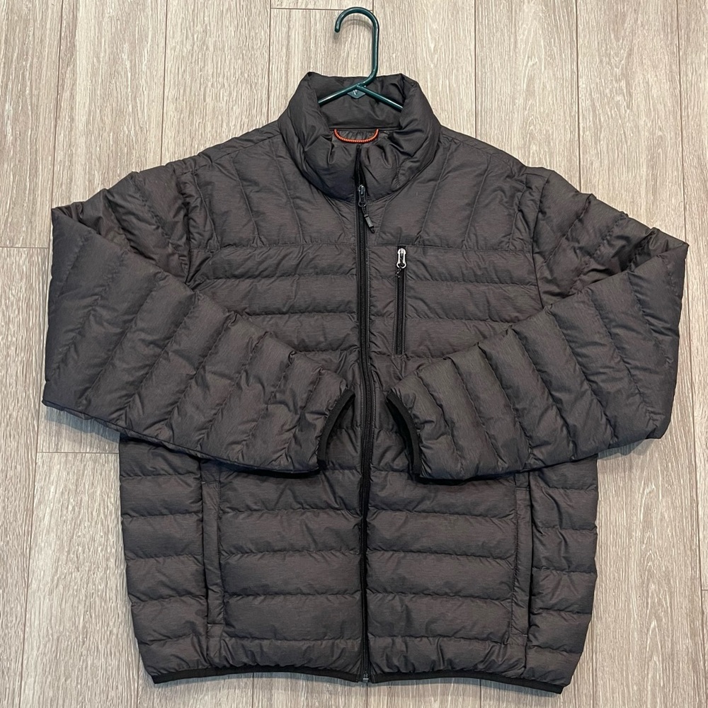 Grey Puffer Bubble Coat